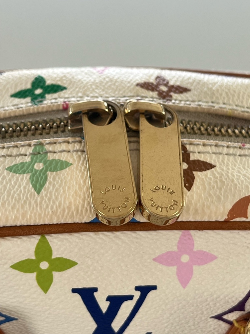 Louis Vuitton x Takashi Murakami Multicolore Trouville - Blanc - Picture 11 of 15
